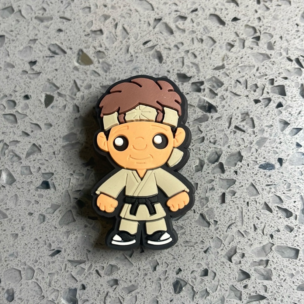 7/$10 Daniel Son Larusso Karate Kid croc shoe charm